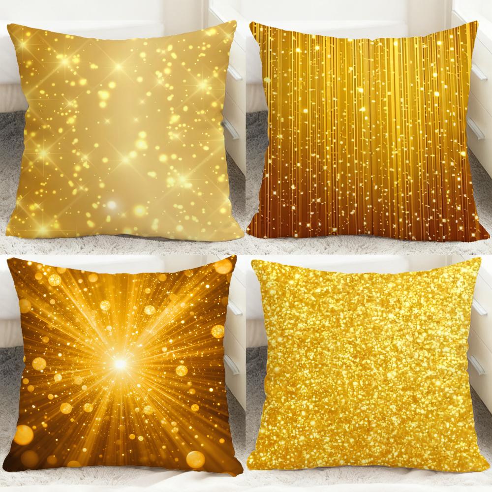 Lighting Decor And Beyond - Наволочка с золотистыми светлыми вкраплениями, удобная,