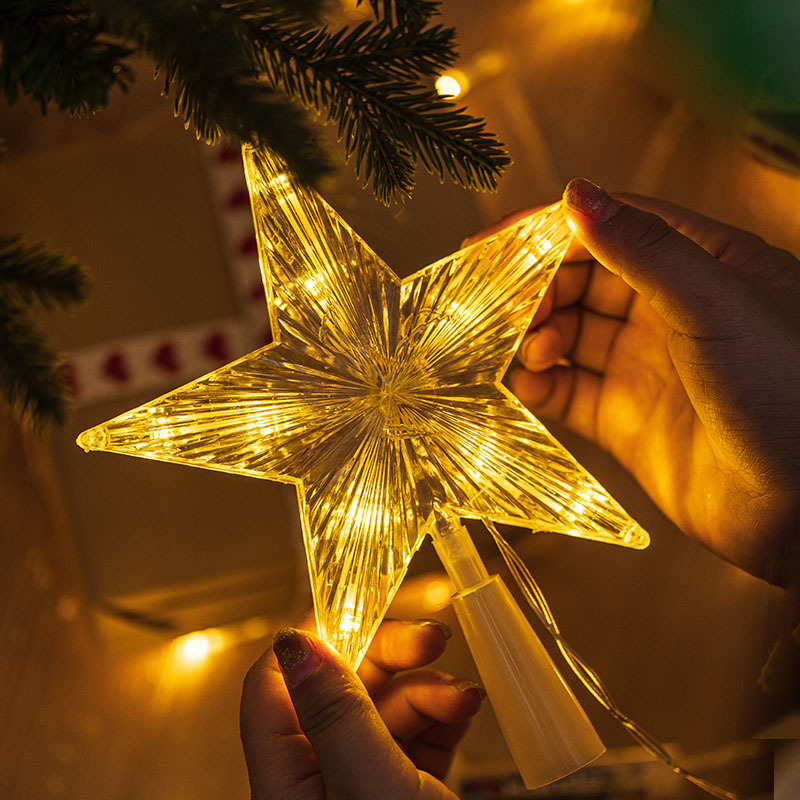 Home Decor Lighting Tree - 15/19/23 см Рождественская елка Верхняя звезда