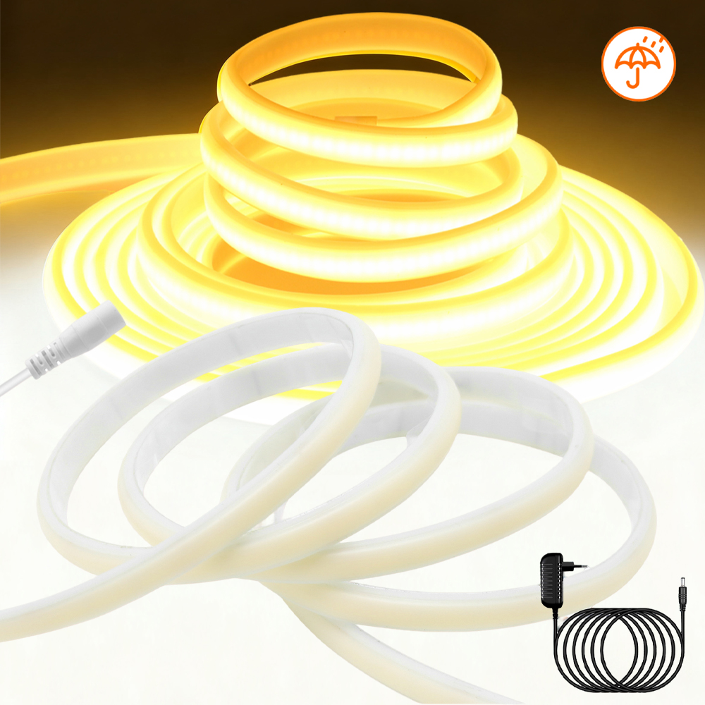 Decor Lighting Uk - 12V COB Светодиодная лента Гибкая лента