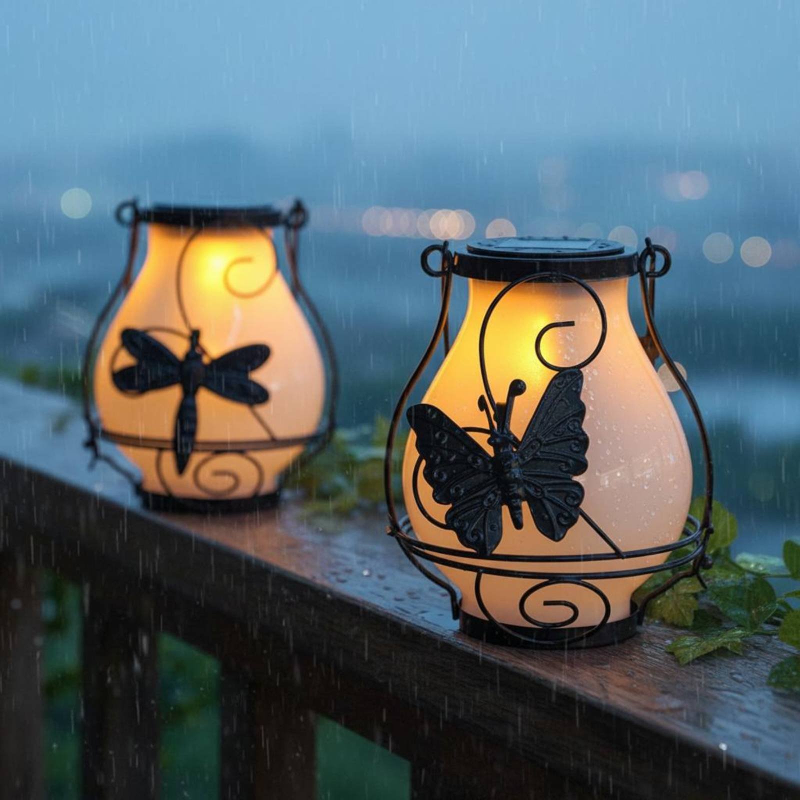 Lighting Decoration Outdoor - Солнечный фонарь-бабочка, водонепроницаемый, декоративный светильник для