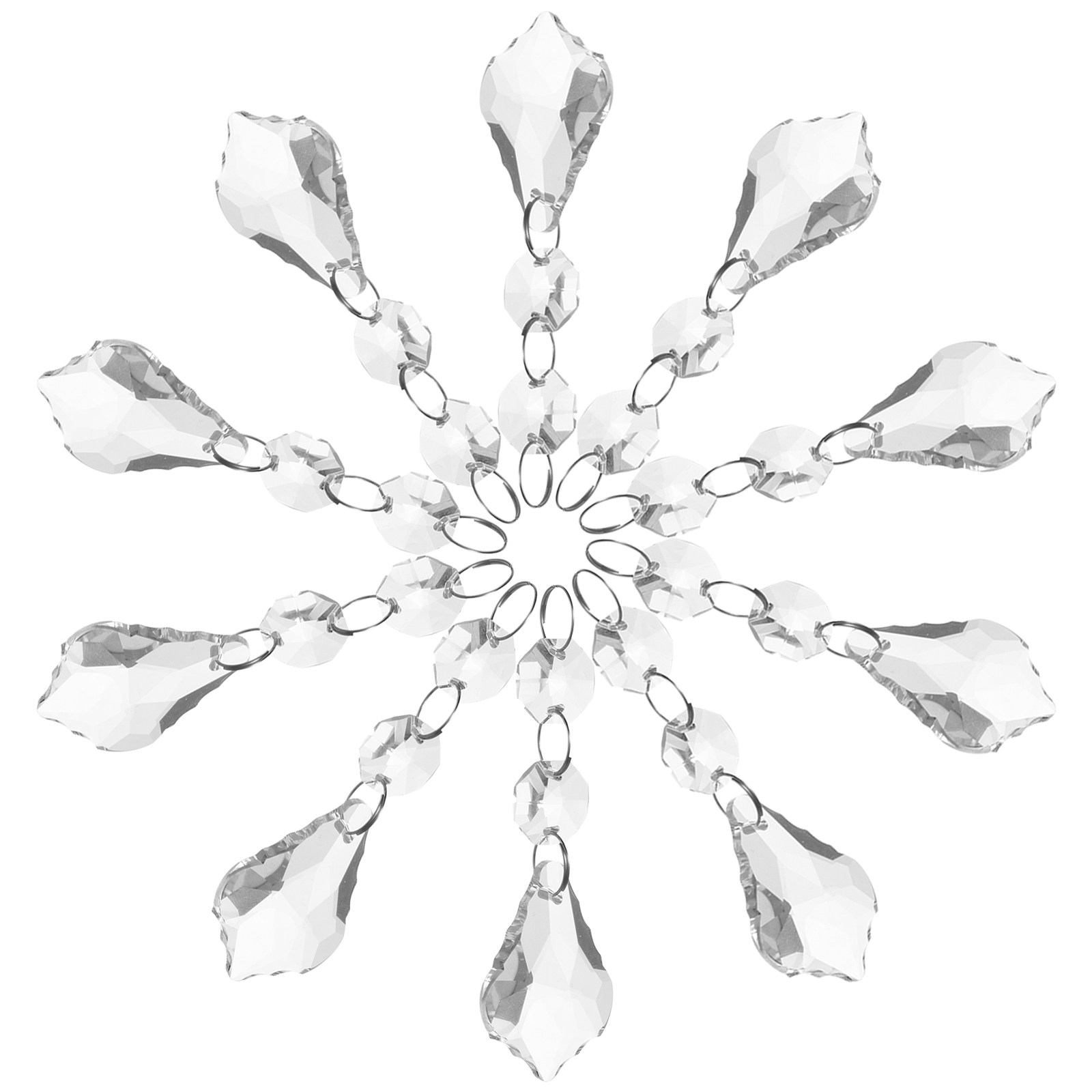 Decor Lighting Fixtures - 10 шт. легких хрустальных призм-подвесок, превосходное