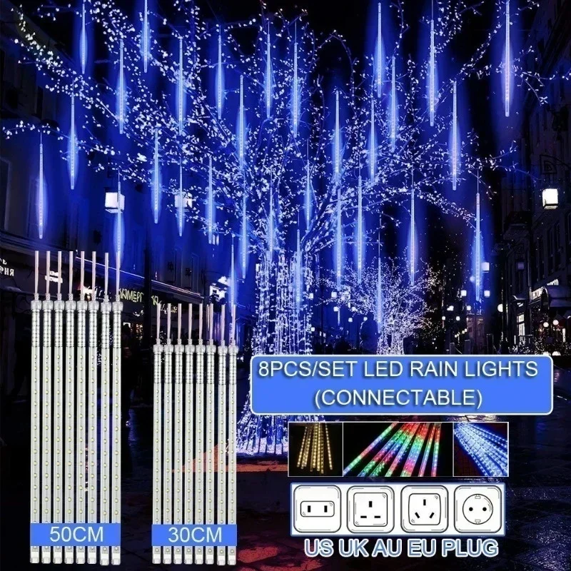 Decor Lighting Uk - 30 см/50 см водонепроницаемый метеоритный дождь,
