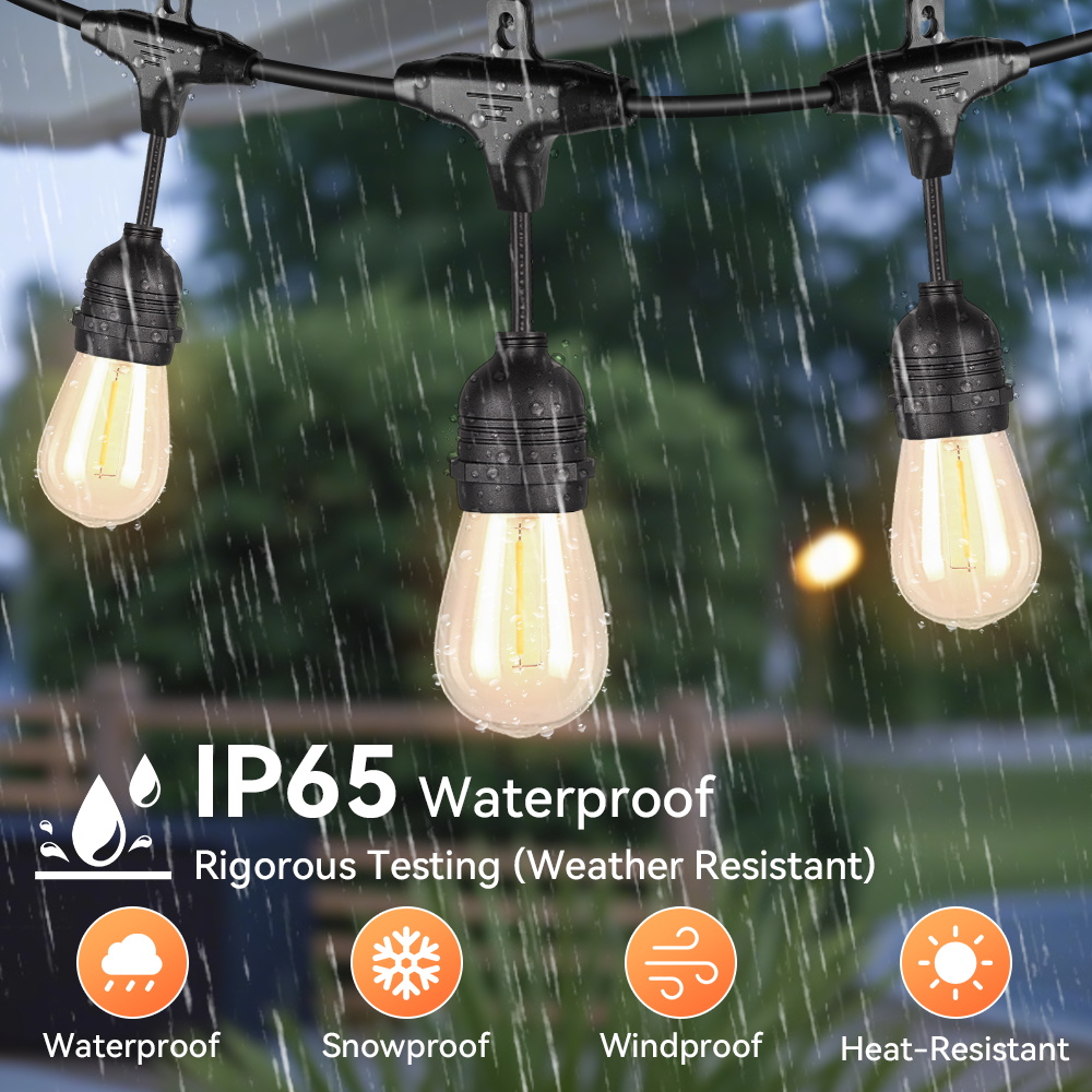 Decor Lighting Uk - E27 уличные гирлянды светодиодные лампы британская/американская