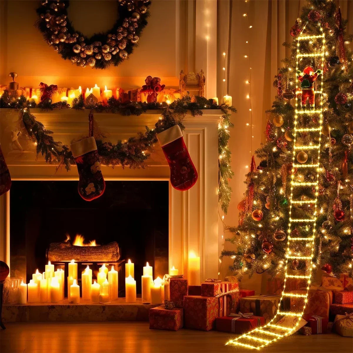 Светодиодный лестница для Деда – обзор и цена Home Decor Lighting Tree