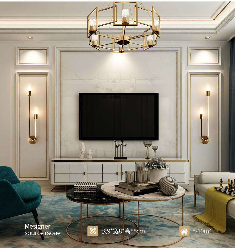 Ретро-светильник для гостиной, – обзор и цена Lighting Decoration On Wall