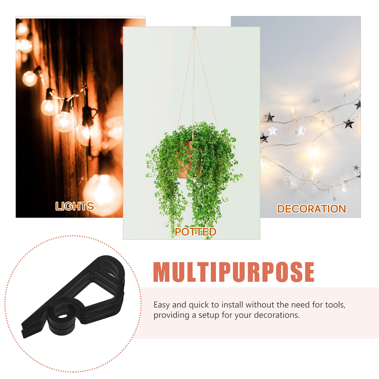 120 шт. пластиковых крючков дл – обзор и цена String Light Outdoor