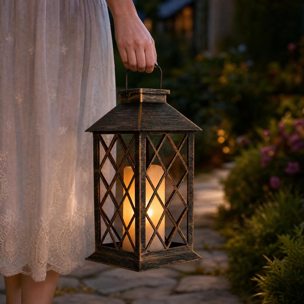Ретро-фонарь на солнечных бата – обзор и цена Lighting Decoration Outdoor