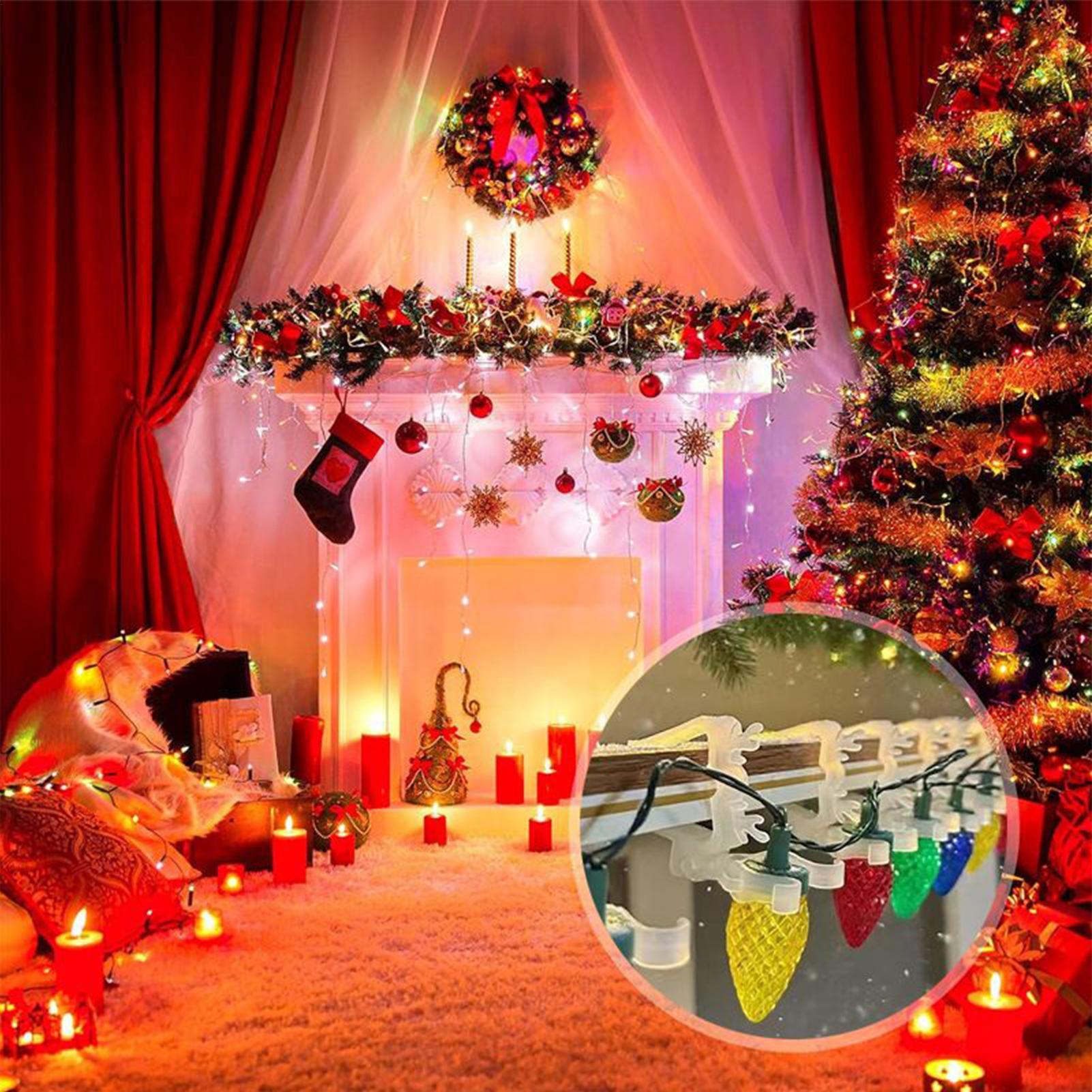 Рождественские зажимы для жело – обзор и цена String Light Outdoor