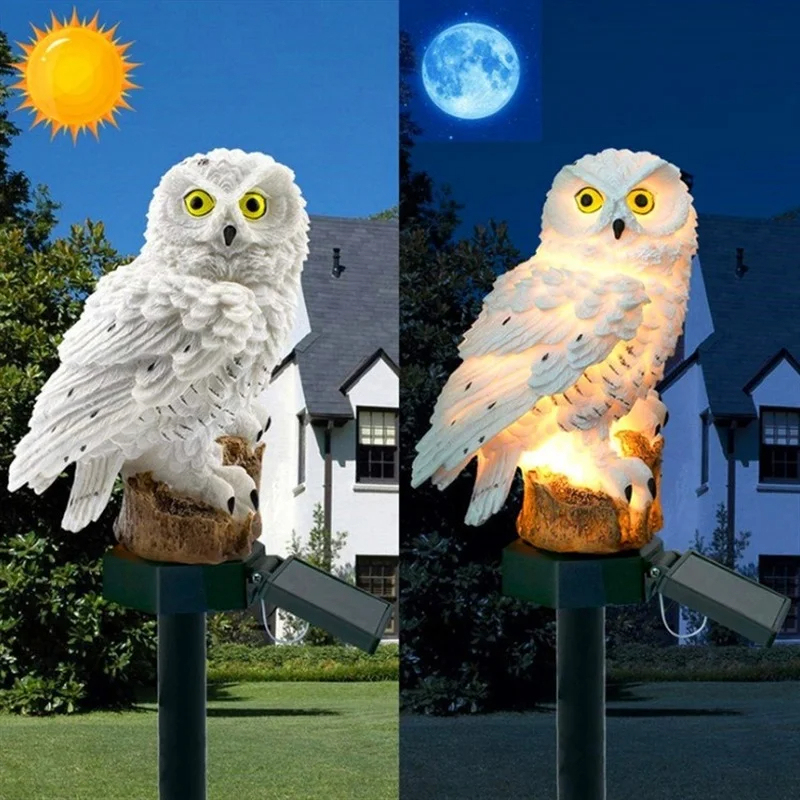 Солнечная статуэтка совы с LED – обзор и цена String Light Outdoor