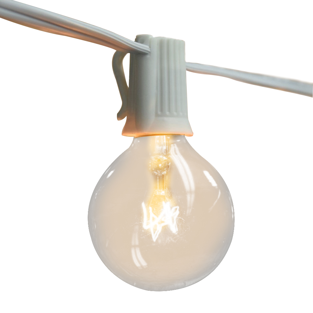Винтажная гирлянда G40 с прозр – обзор и цена String Light Outdoor