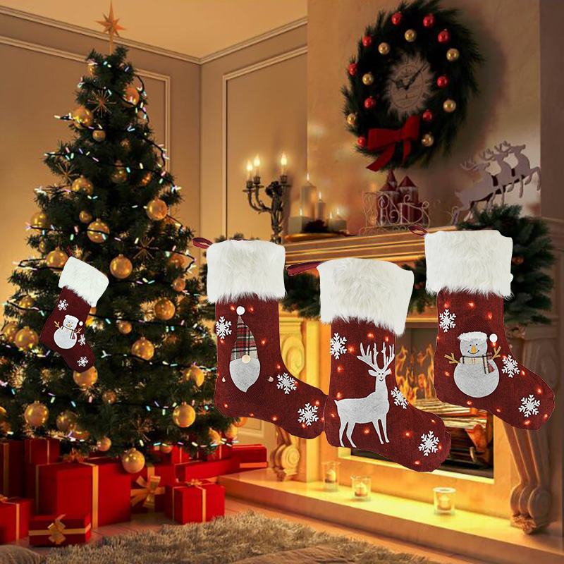 Рождественские носки со светод – обзор и цена Home Decor Lighting Tree