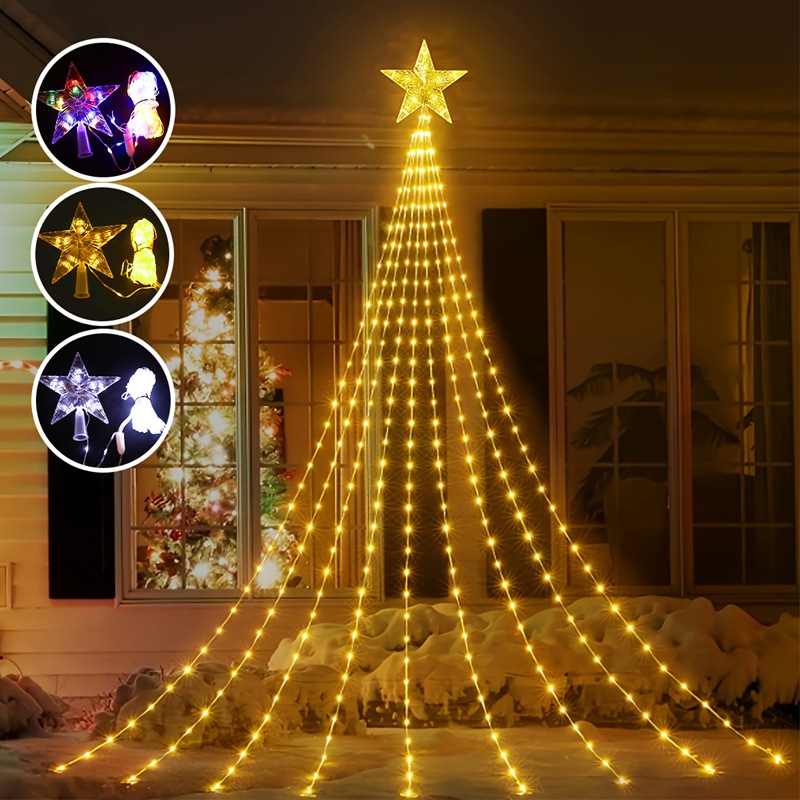 Светодиодные звезды-водопадные – обзор и цена Home Decor Lighting Tree