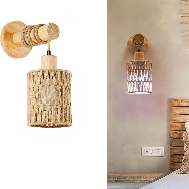 Дизайн пеньковой веревки, наст – обзор и цена Lighting Decoration On Wall