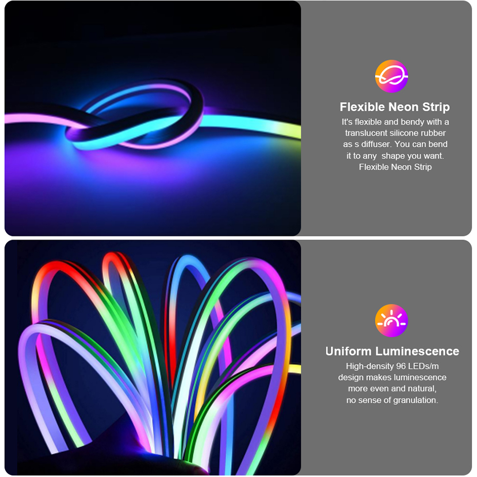 Светодиодная неоновая лента RG – обзор и цена Decor Lighting Uk