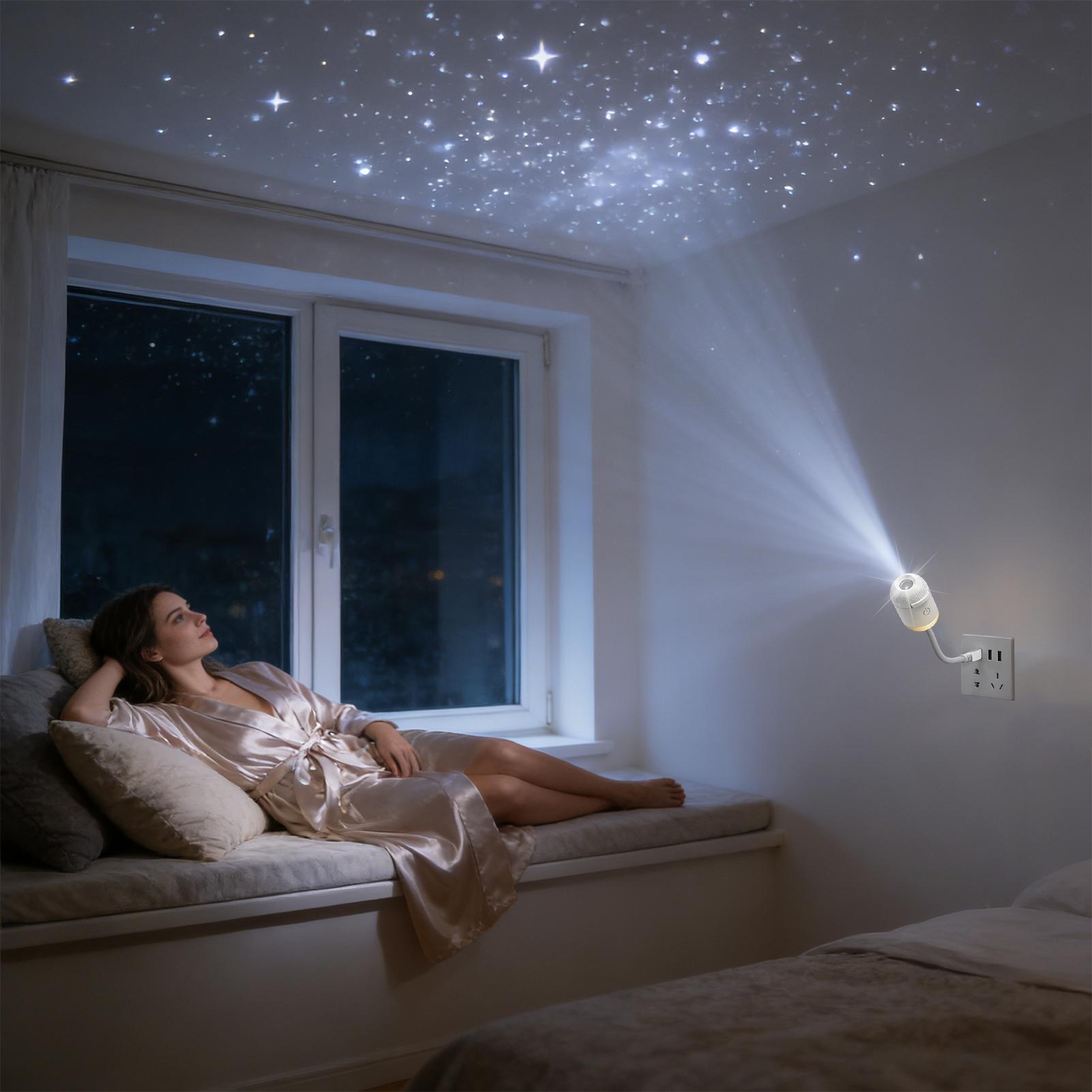 Светодиодный USB-проектор звез – обзор и цена Star Projector Night